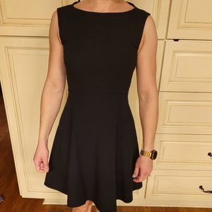 FRENCH CONNECTION Extended Sleeve Ponte Fit & Flare DRESS
